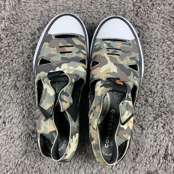 Converse Camo Junior Girls Superplay Sandal Size 6 Lightweight Summer Casual - Picture 6 of 8